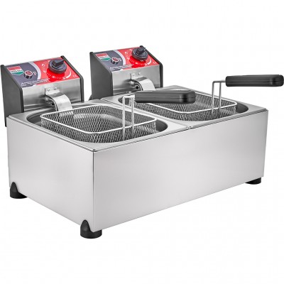 Miletto 5+5 lt Elektrikli Fritöz - MF10